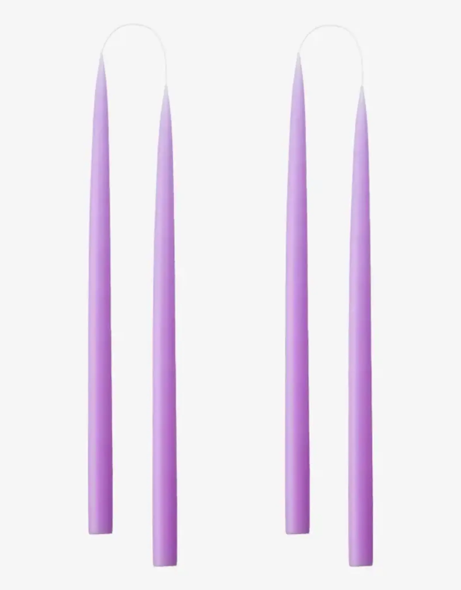 Taper Candle - Lilac, 8"