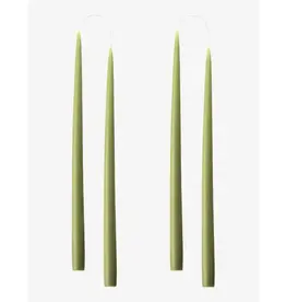 Taper Candle - Moss, 10"