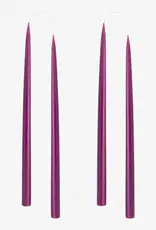 Taper Candle - Plum, 10"