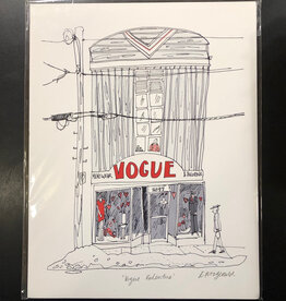Emma Fitzgerald - Art Print, Vogue, 8.5 x 11"