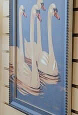 Hazel Mazel via Design Home Painted Frame Swan Wall Decor