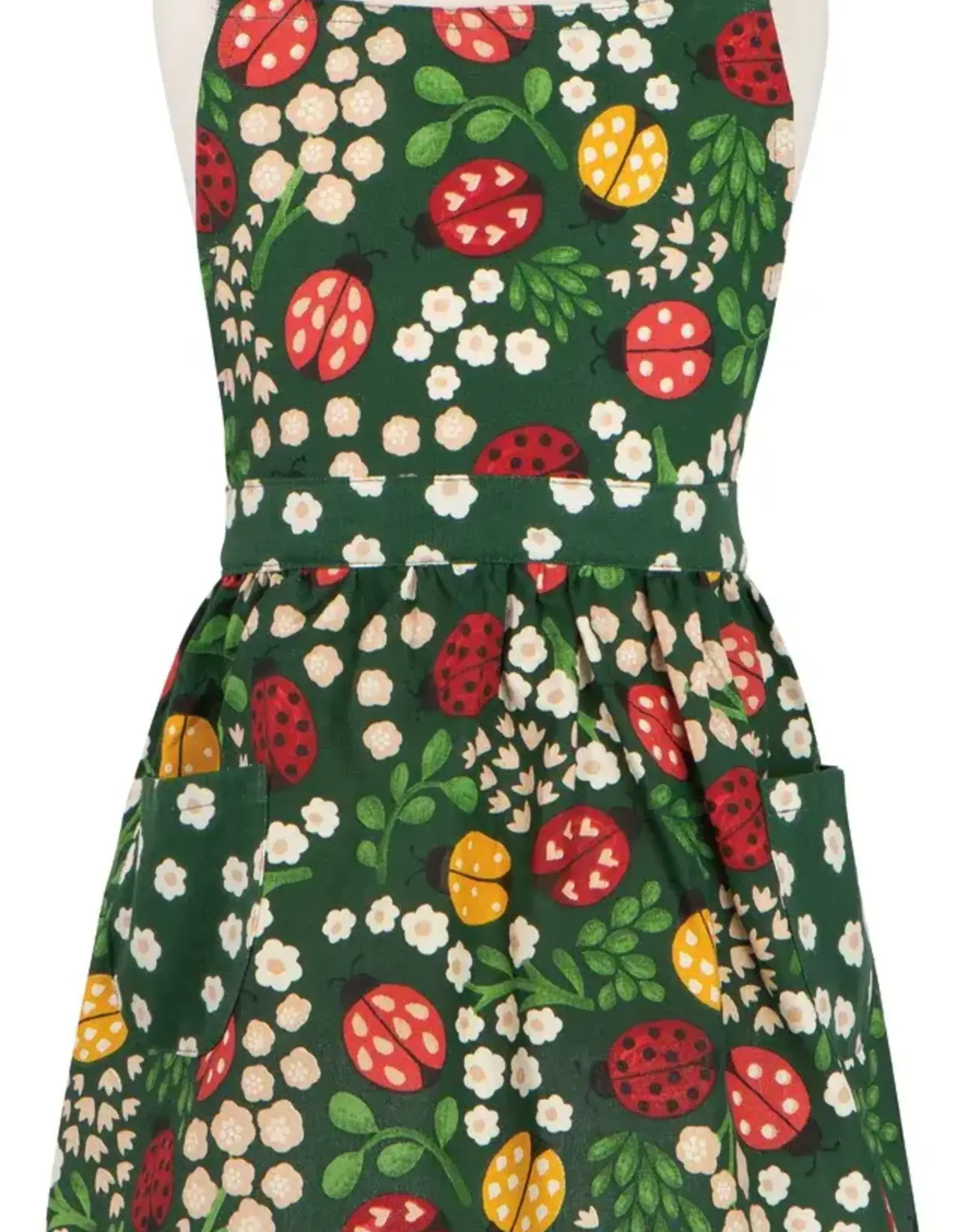 Kid's Apron - Ladybug Garden