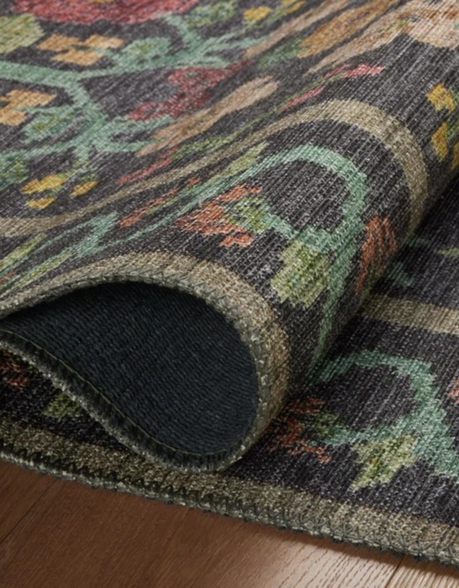 Rug - Rosa, Black, 7'6" x 9'6"