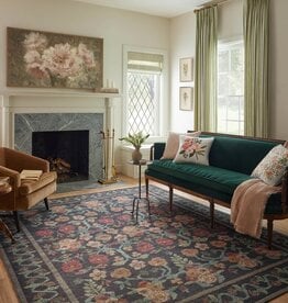 Rug - Rosa, Black, 7'6" x 9'6"