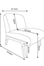 Chair - Halston, Dark Taupe