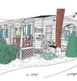 Emma Fitzgerald - Art Print - Le Cottage (White), 8.5 x 11"