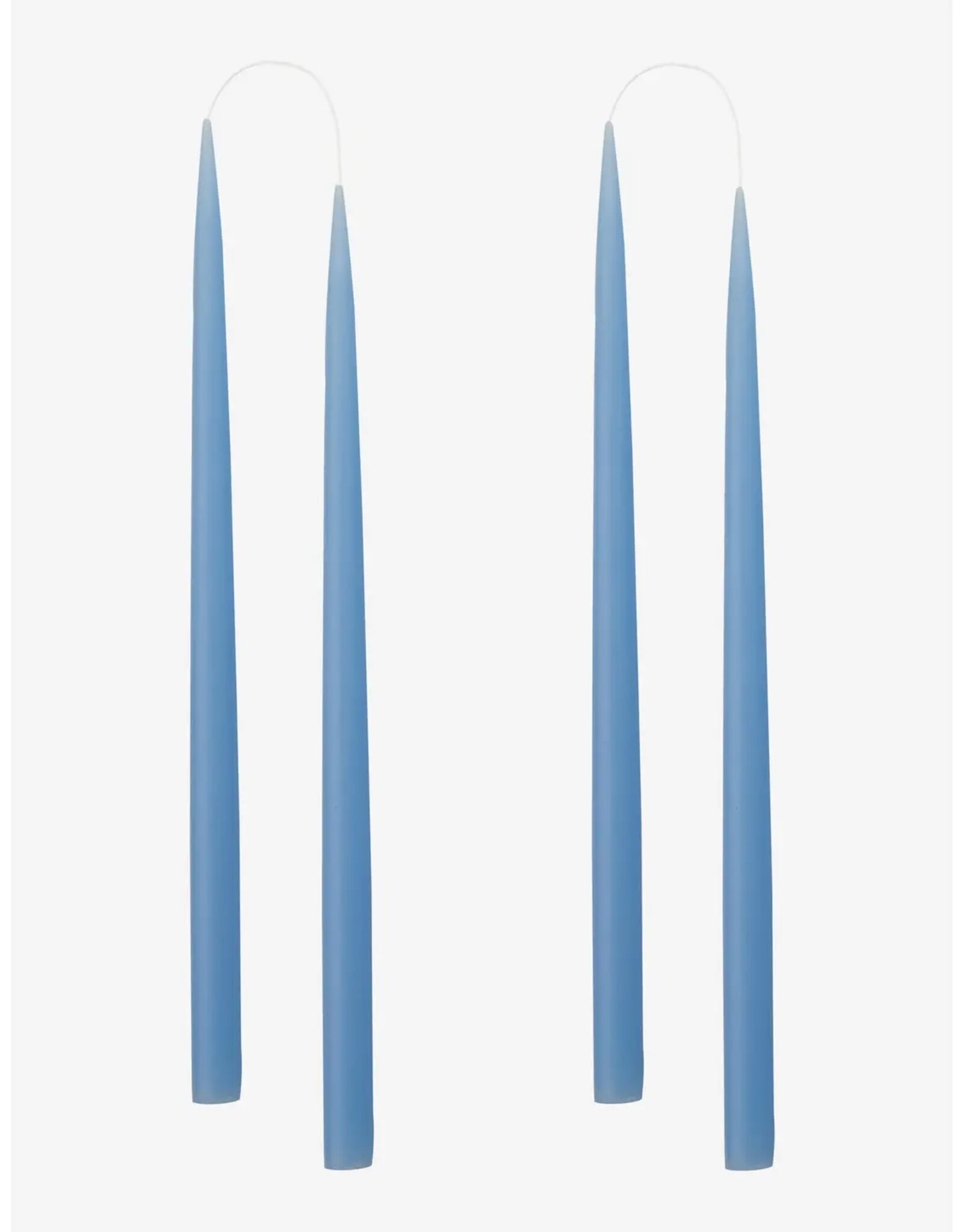 Taper Candle - Light Blue, 8"