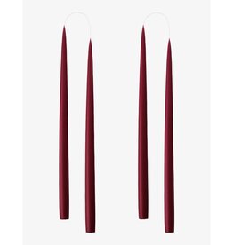 Taper Candle - Light Burgundy, 10"