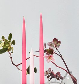 Taper Candle - Rosa, 10''
