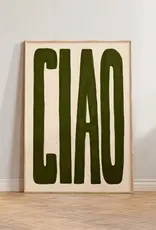 Art Print - Ciao, Green, 11.69" x 16.54"