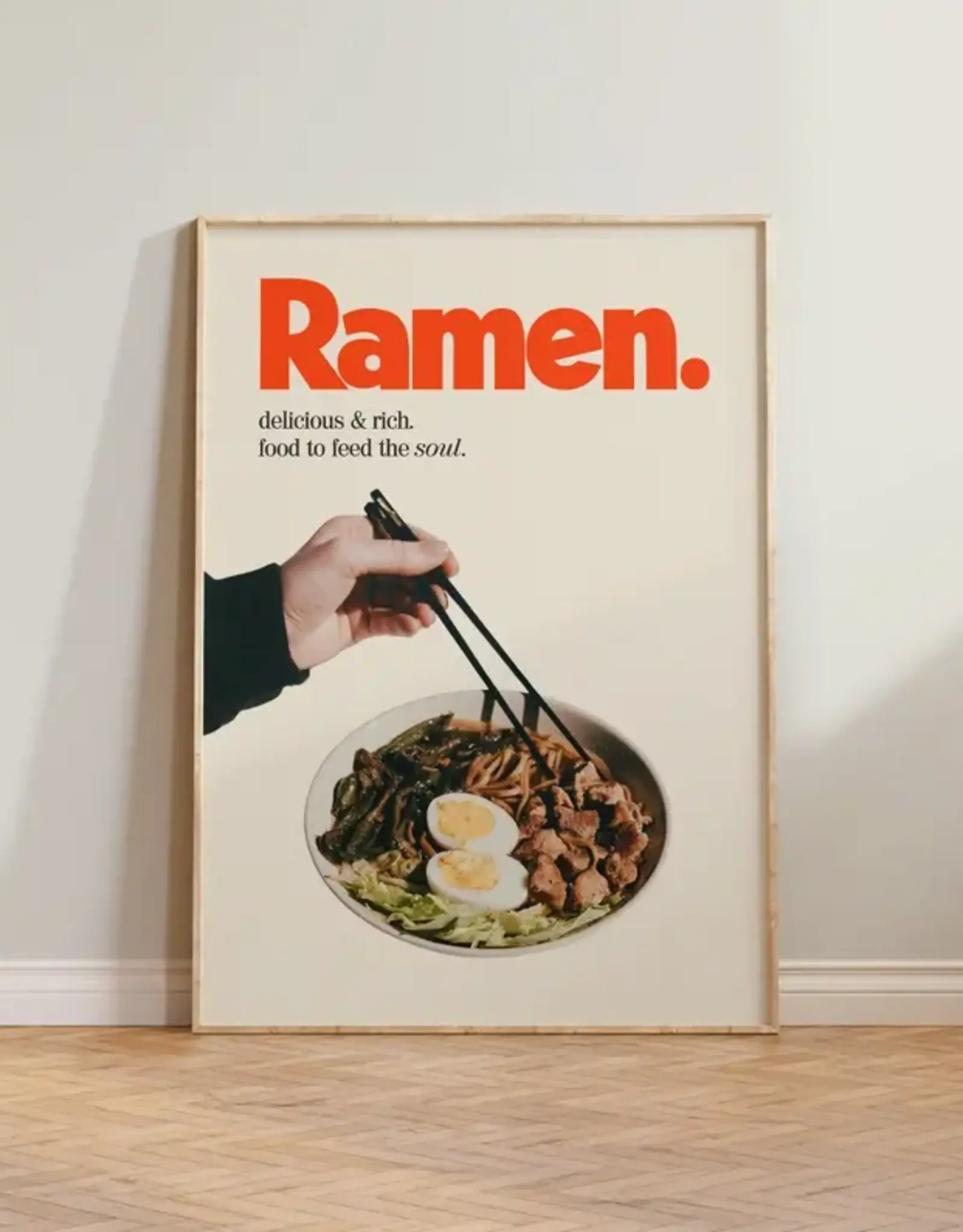 Art Print - Retro Ramen, 5.83" x 8.27"
