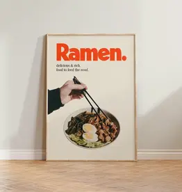 Art Print - Retro Ramen, 5.83" x 8.27"