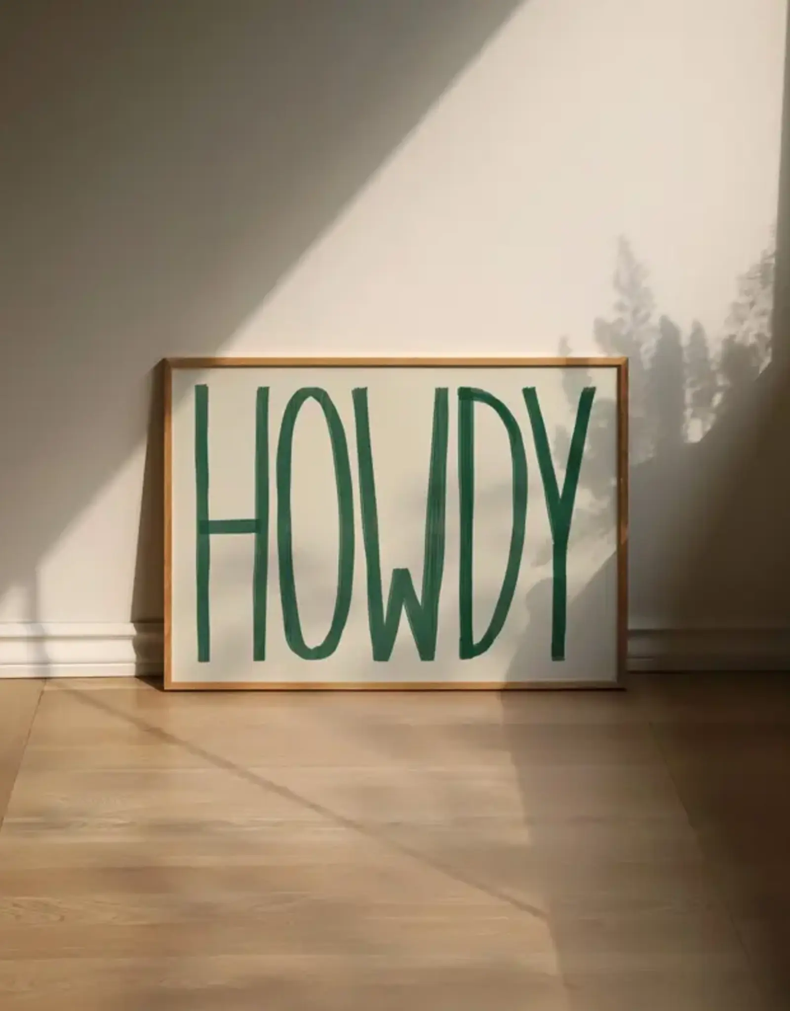 Art Print - Howdy, 8.25" x 11.69"