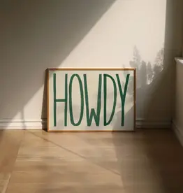 Art Print - Howdy, 8.25" x 11.69"