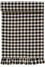 Table Runner - Black & Ivory Gingham