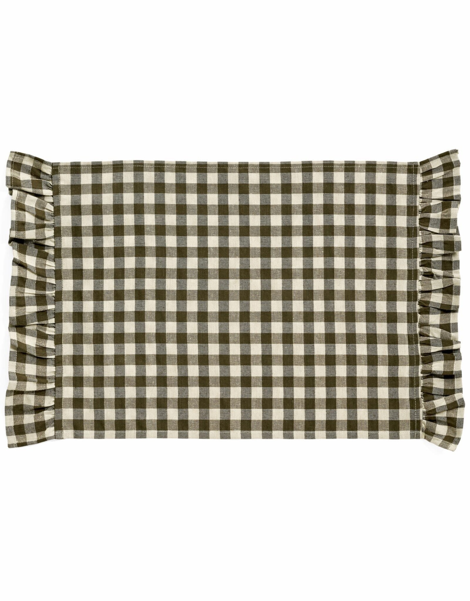 Placemat - Green & Ivory Gingham