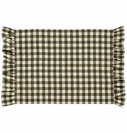 Placemat - Green & Ivory Gingham