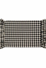 Placemat - Black & Ivory Gingham