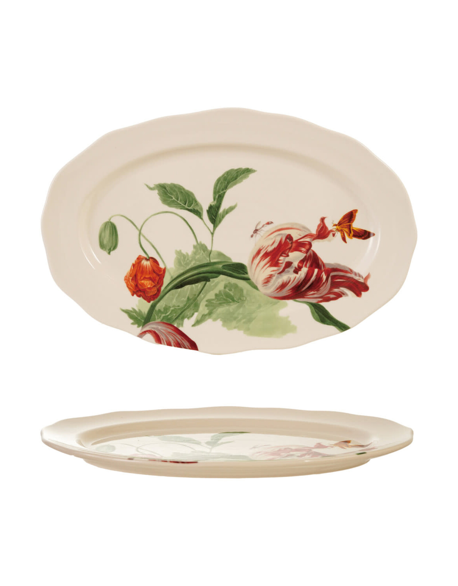 Serving Platter - Exotic Flower