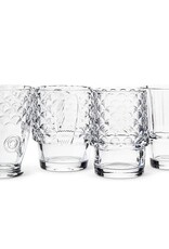 Glass - Stacking Fish, Set of 4, Clear