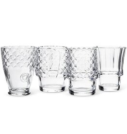 Glass - Stacking Fish, Set of 4, Clear
