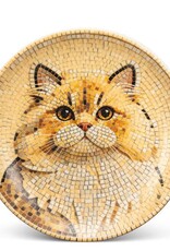 Side Plate - Mosaic Golden Cat