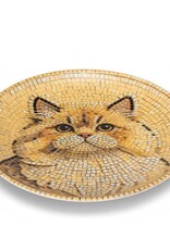 Side Plate - Mosaic Golden Cat