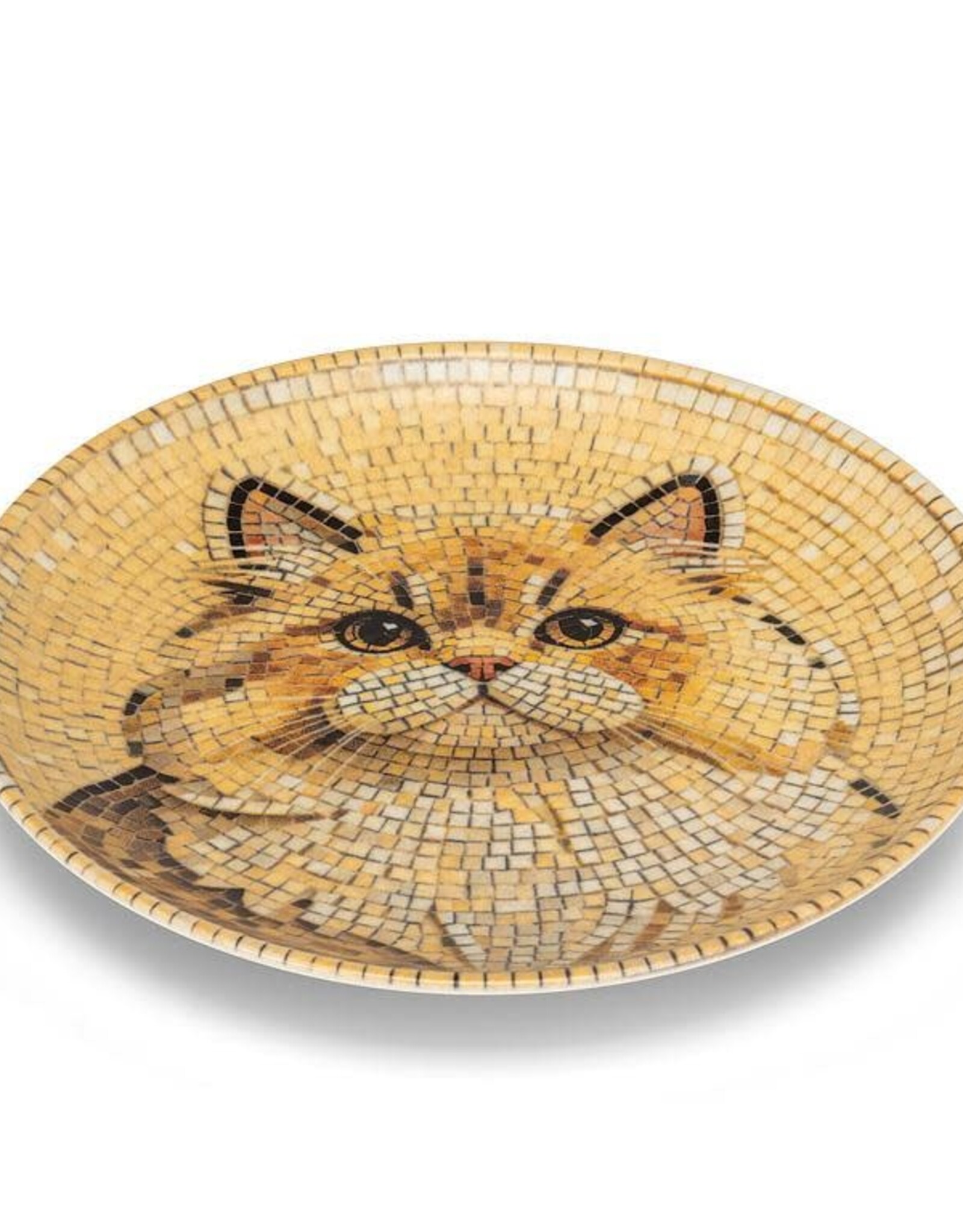 Side Plate - Mosaic Golden Cat