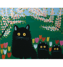 Maud Lewis - ArtPrint, Three Black Cats, 8x10"