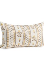 Cushion - Block Print, Yellow