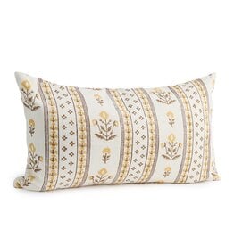 Cushion - Block Print, Yellow