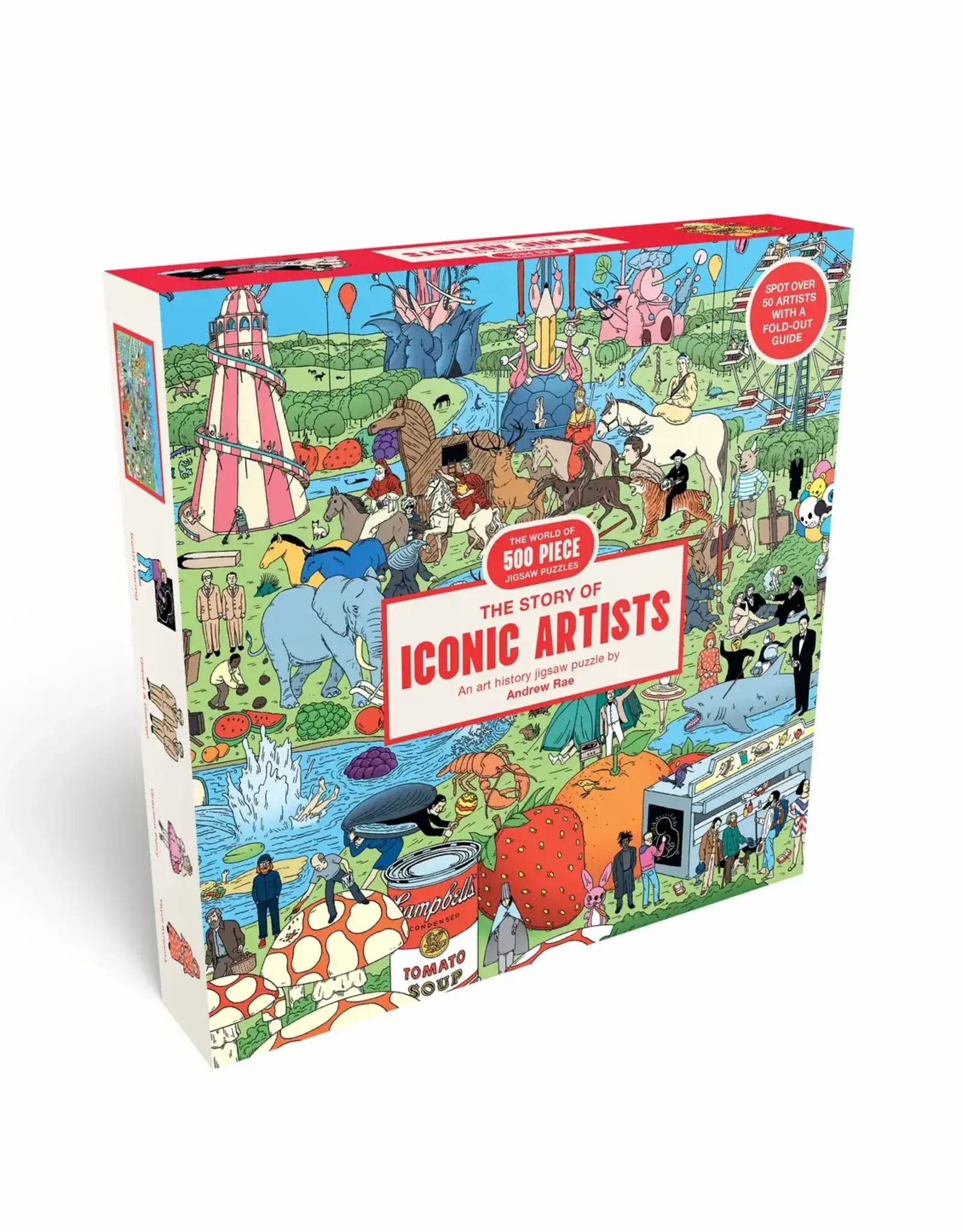 Puzzle - The Story of Iconic Artists, 500 Pieces