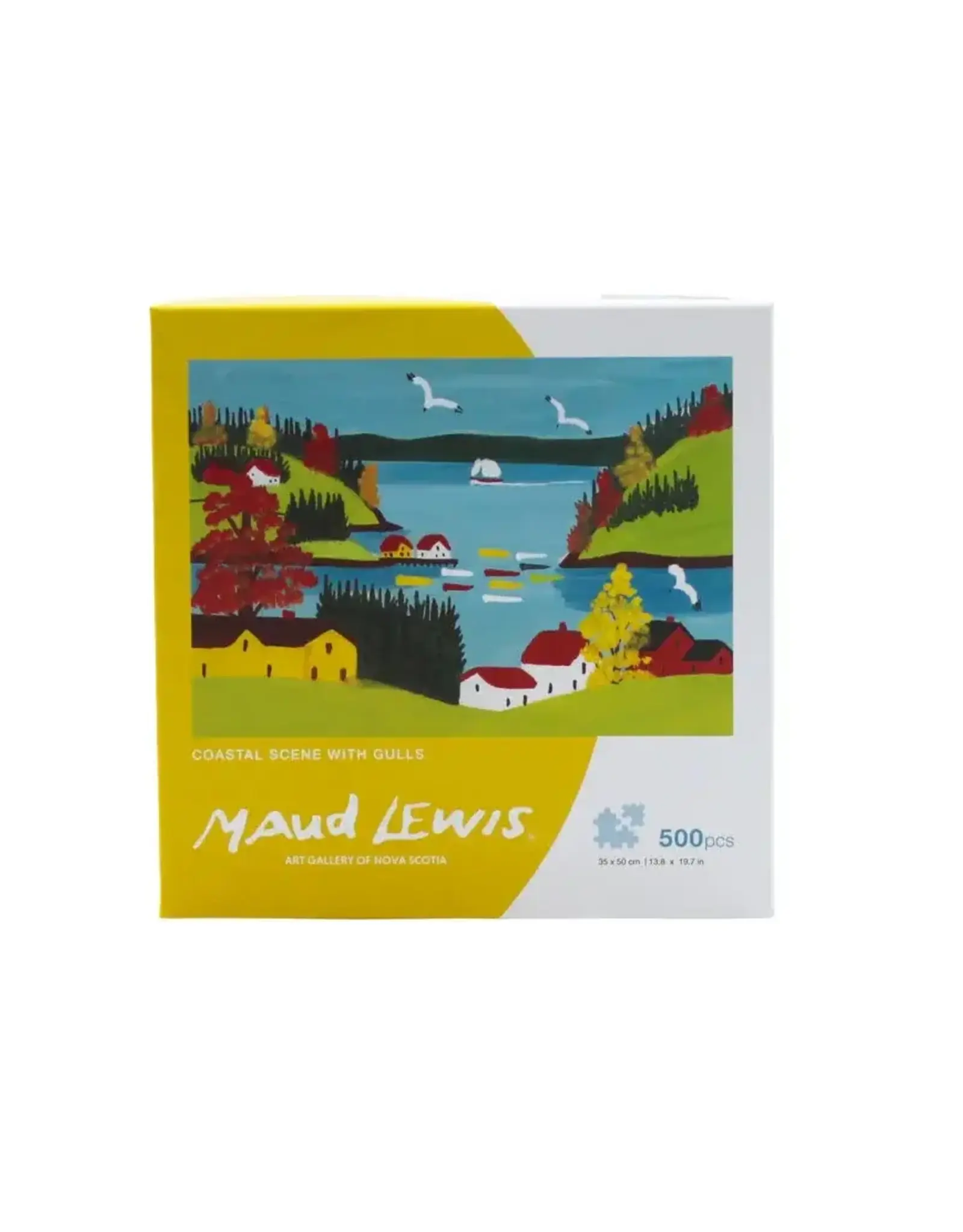 Puzzle - Maud Lewis, Coastal Scene with Gulls, 500 Piece