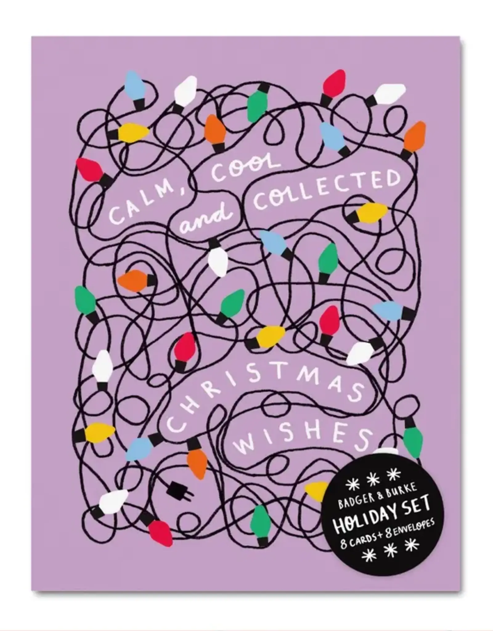 Card Set - Calm Cool Holiday, Boxed Set of 8