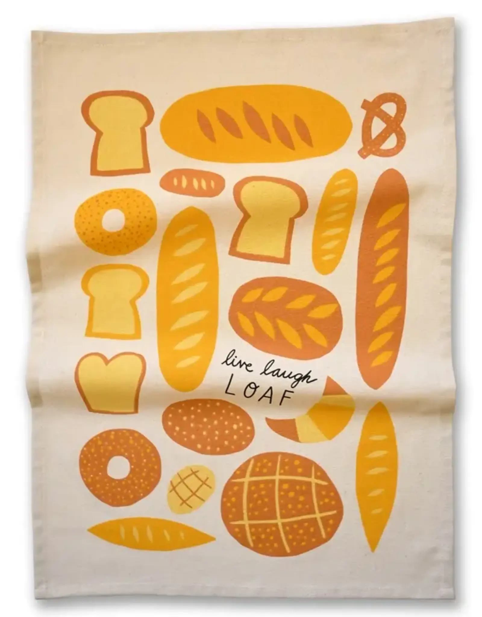 Tea Towel - Live Laugh Loaf