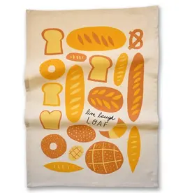 Tea Towel - Live Laugh Loaf
