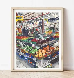 Medjool Studio - Art Print, Granville Fruit Watercolour, 11 x 14"