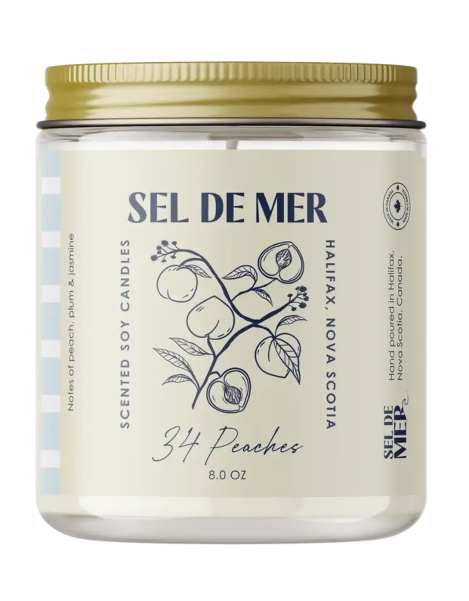 Sel de Mer Candle - Sel de Mer, 34 Peaches