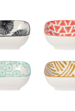 Dip Dish - Mixed Pattern, Set of 4