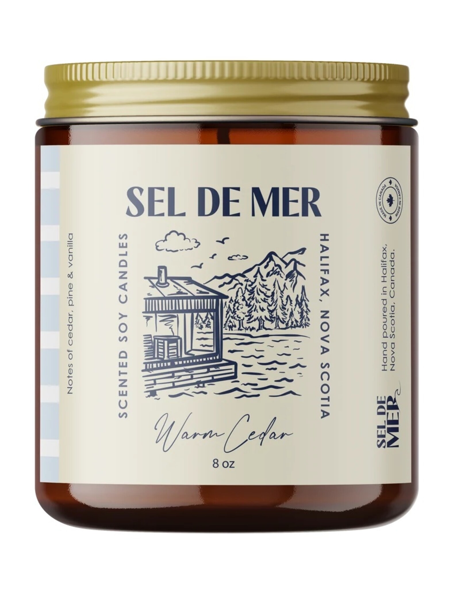 Candle - Sel de Mer, Warm Cedar
