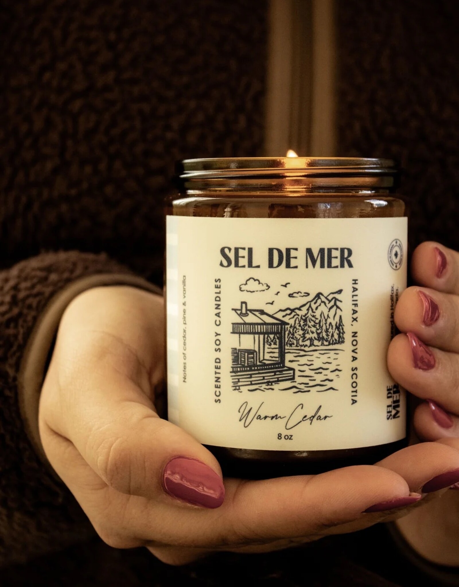 Candle - Sel de Mer, Warm Cedar