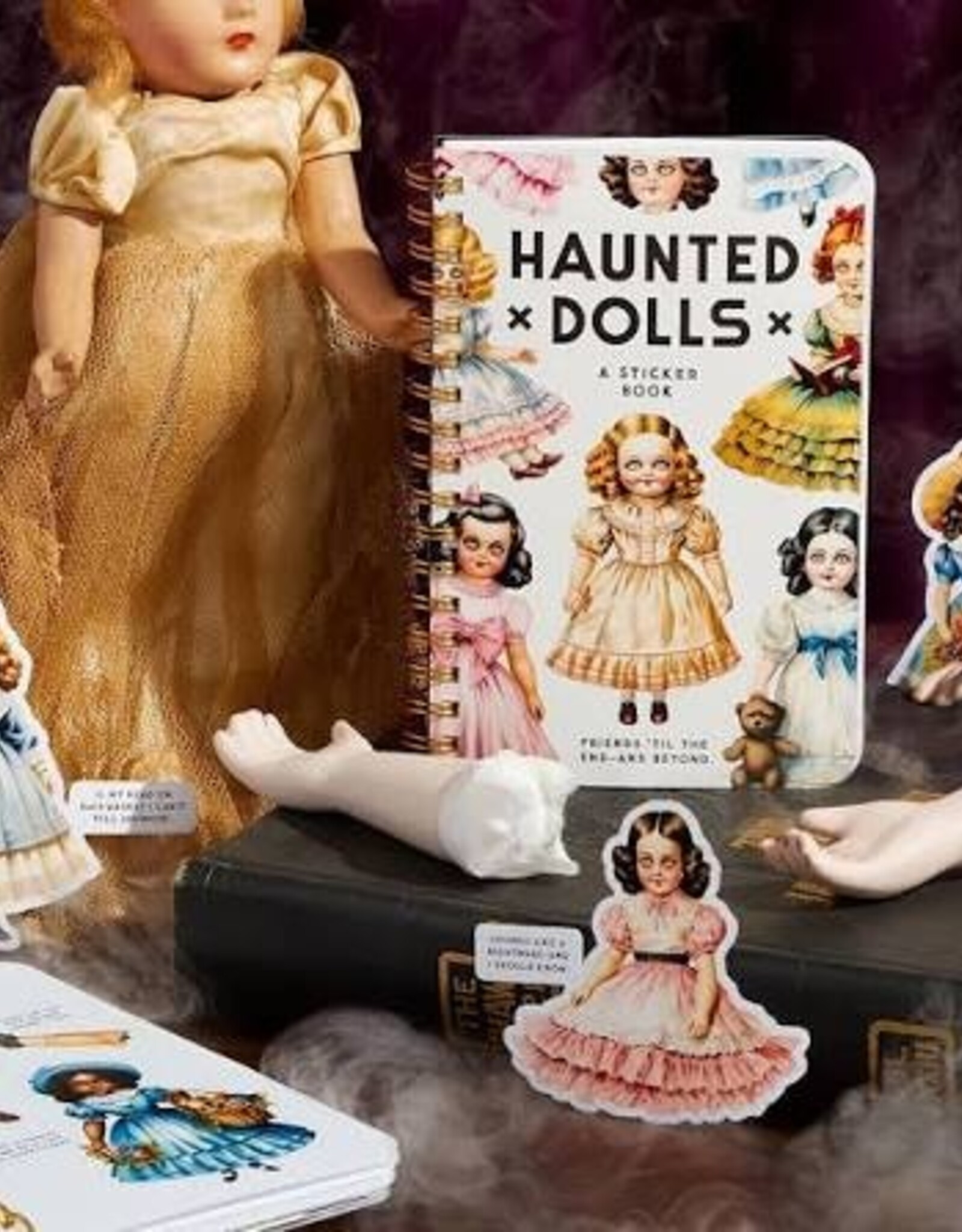 Sticker Book - Haunted Dolls