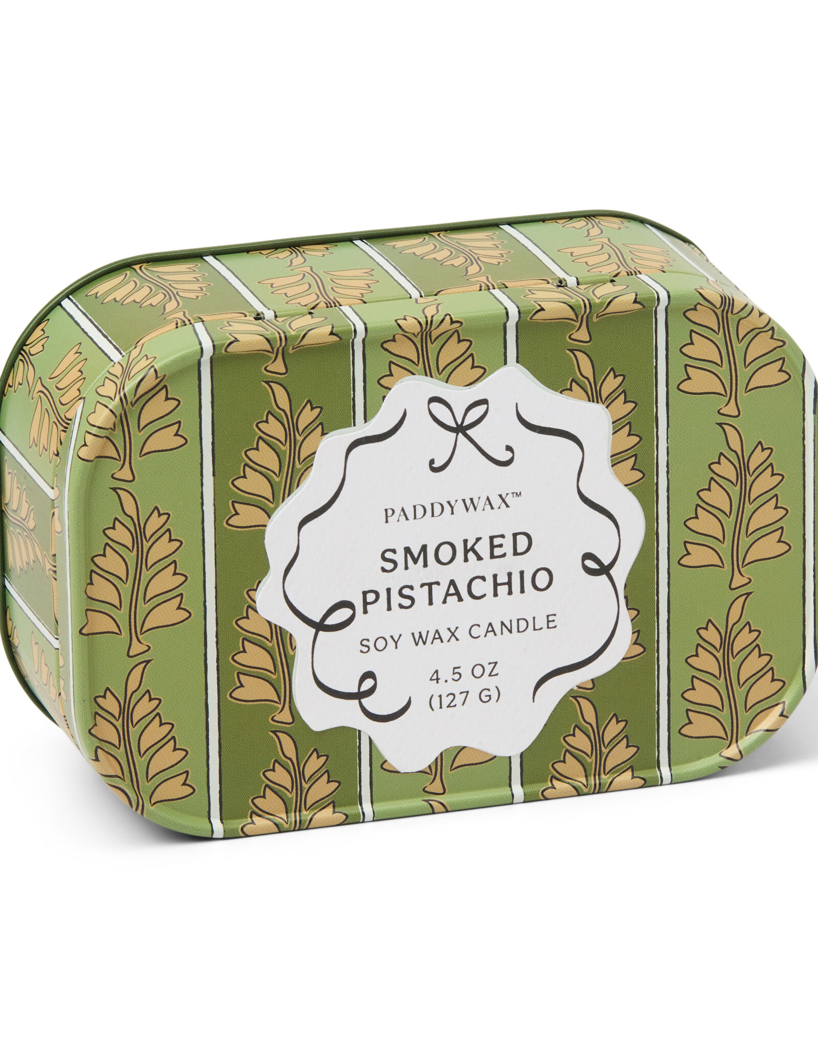 Candle - Printed Tin, Smoked Pistachio