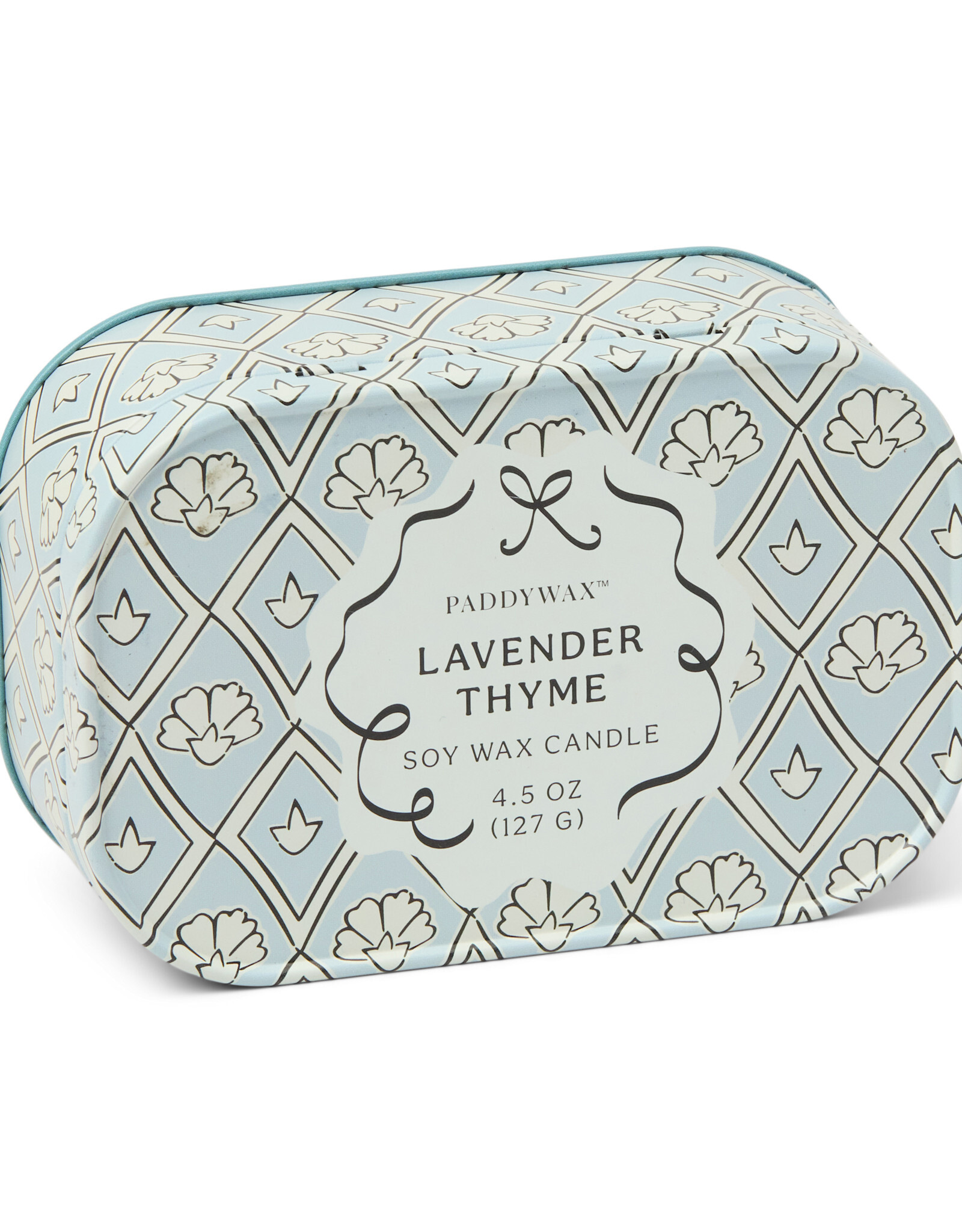 Candle - Printed Tin, Lavender & Thyme