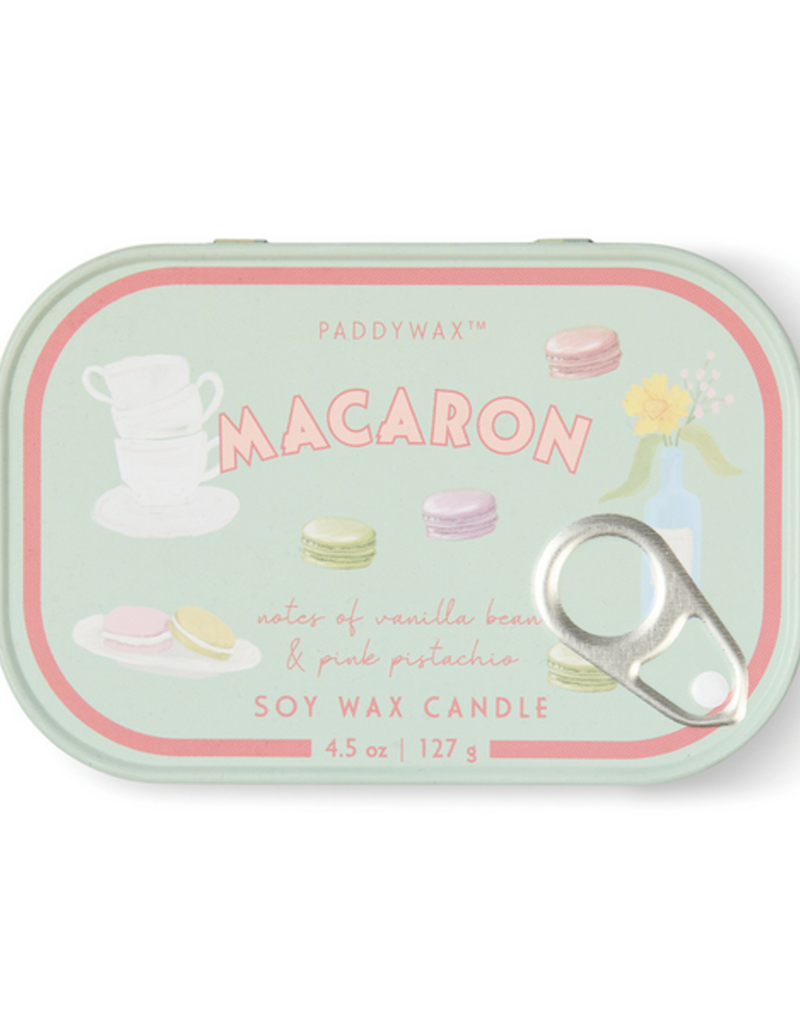 Candle - Decorative Tin, Macaron