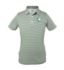 Garb Polo: Striped w/ Wildcat Logo
