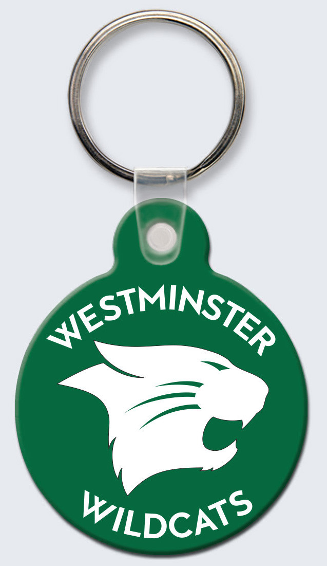 Keychain: Wildcat (Rubber Green)