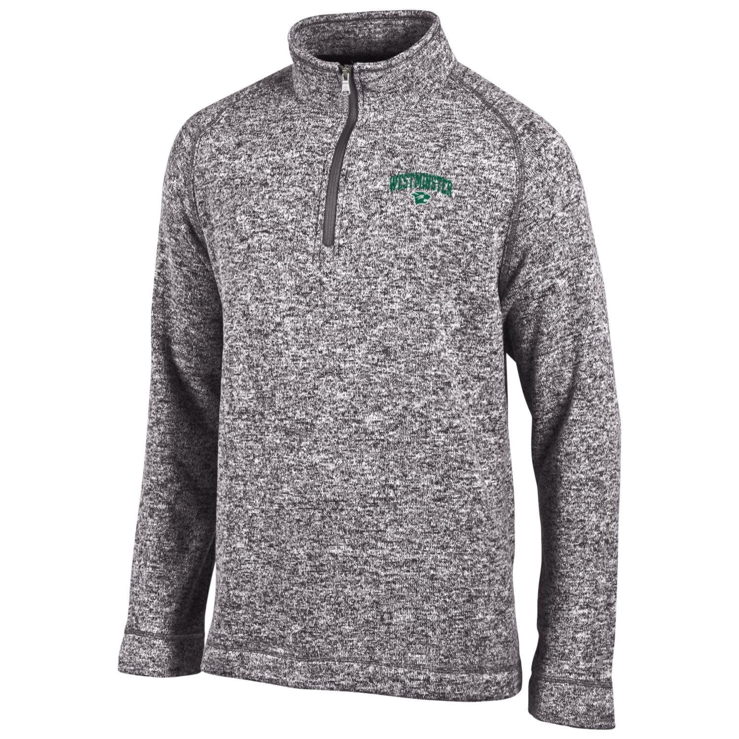 Champion Pullover: Champion Arctic Quarter-Zip Mineral Gray