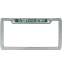 License Frame: Silver