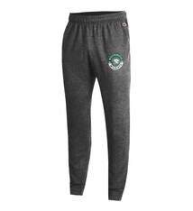 Champion Sweatpants: Champion Charcoal Fleece Jogger w/ Circle Stars